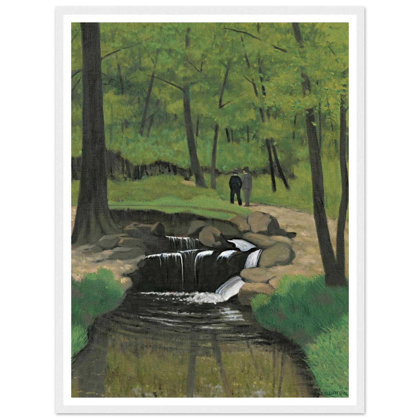 The Woods Of Boulogne (1921) Art Print | Felix Vallotton-Quipham Collections
