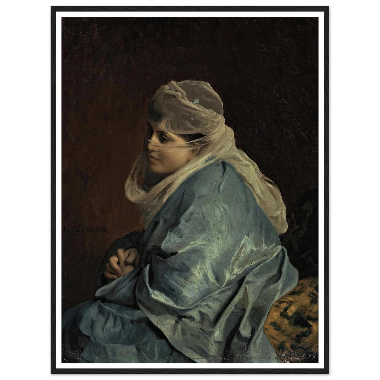 Woman of Constantinople Art Print | Jean Leon Gerome-Quipham Collections