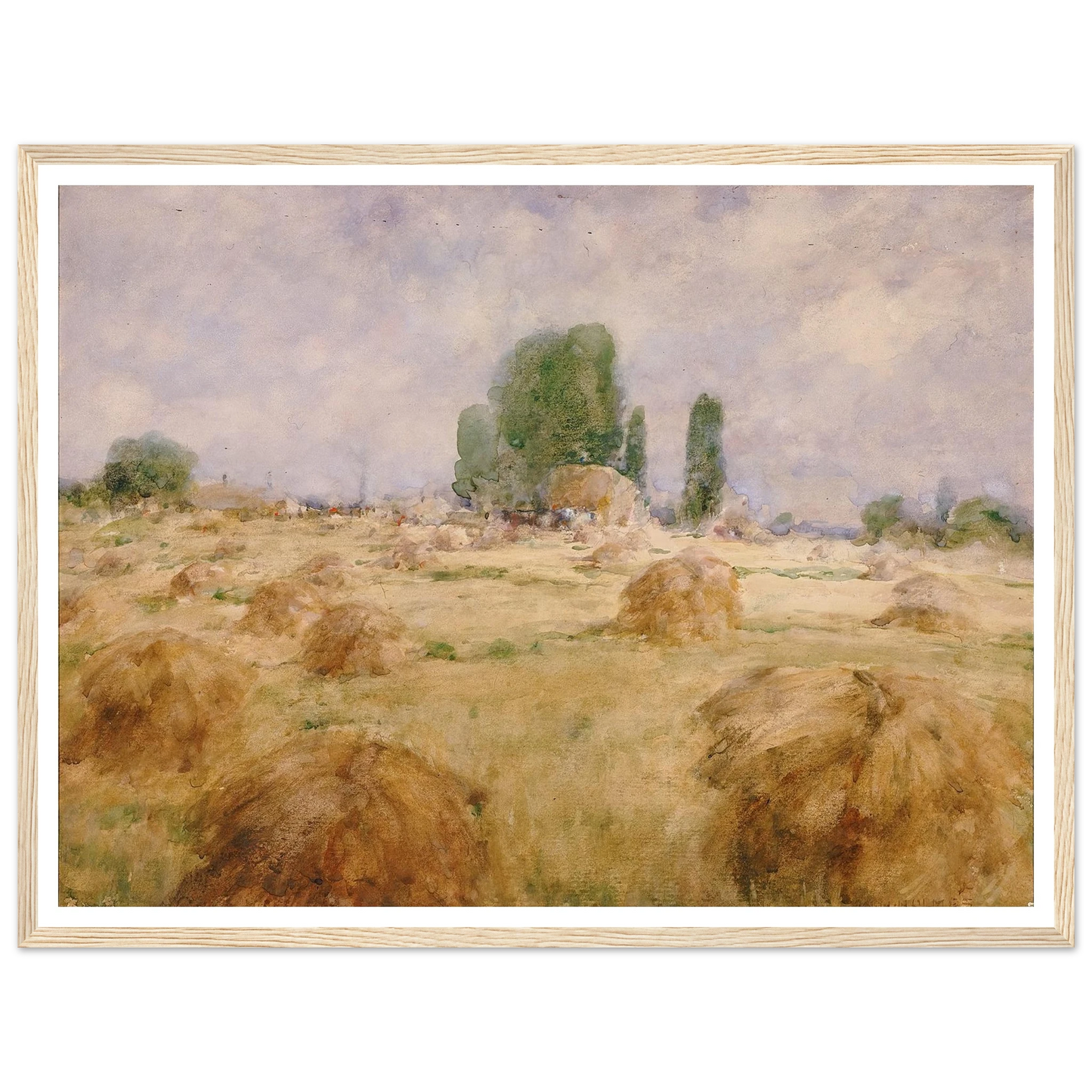 Field Of Wheat Shock Art Print | William Henry Holmes-Quipham Collections