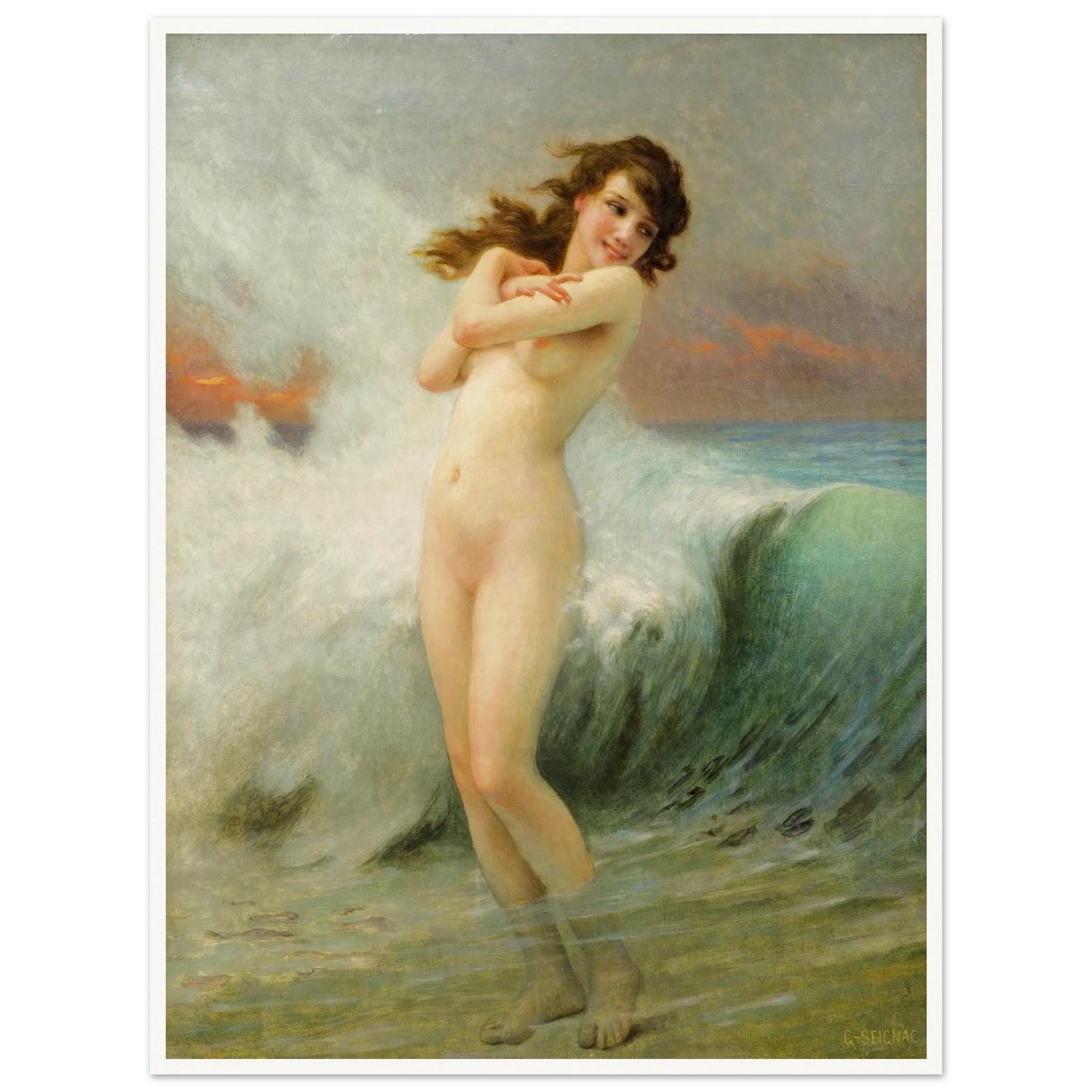 The Wave Art Print | Guillaume Seignac-Quipham Collections