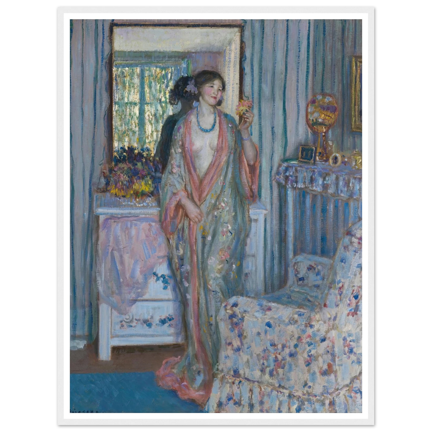 The Robe (1915) Art Print | Frederick Carl Frieseke-Quipham Collections