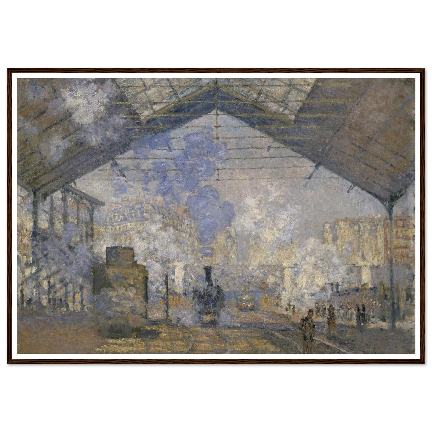 The Saint-Lazare Station (1877) Art Print | Claude Monet-Quipham Collections
