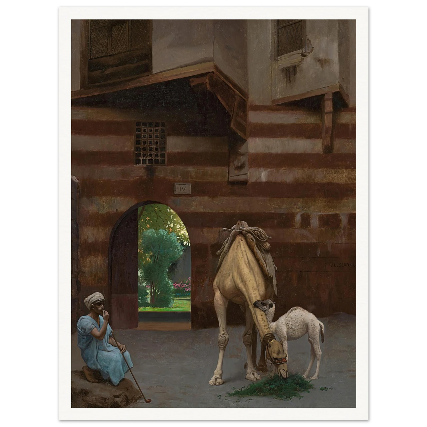 The Camel Driver Art Print | Jean Leon Gerome-Quipham Collections
