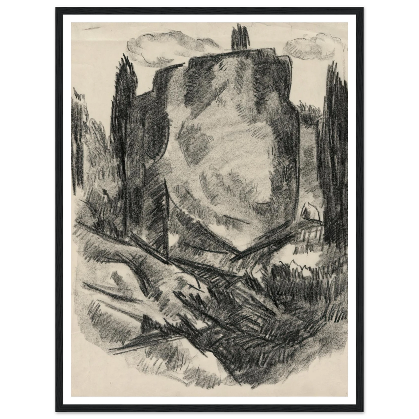Landscape (early to mid-20th century) Art Print | Marsden Hartley-Quipham Collections