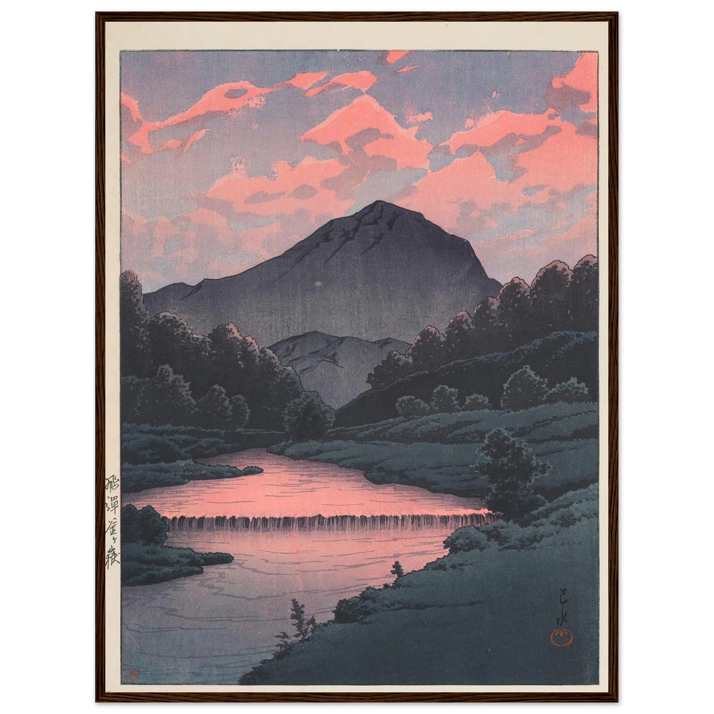 Hida Kamagadake (Mount Kamaga, Hida) (1933) Art Print | Kawase Hasui-Quipham Collections