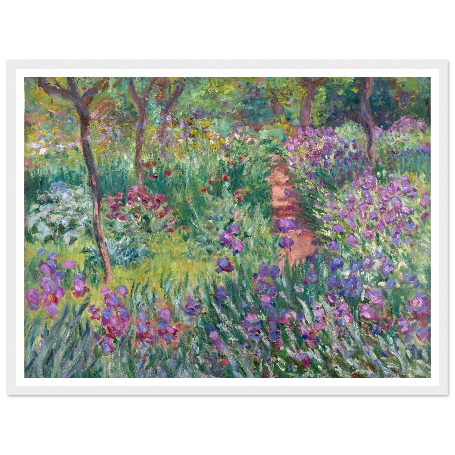 The Artist’s Garden in Giverny (1900) Art Print | Claude Monet-Quipham Collections