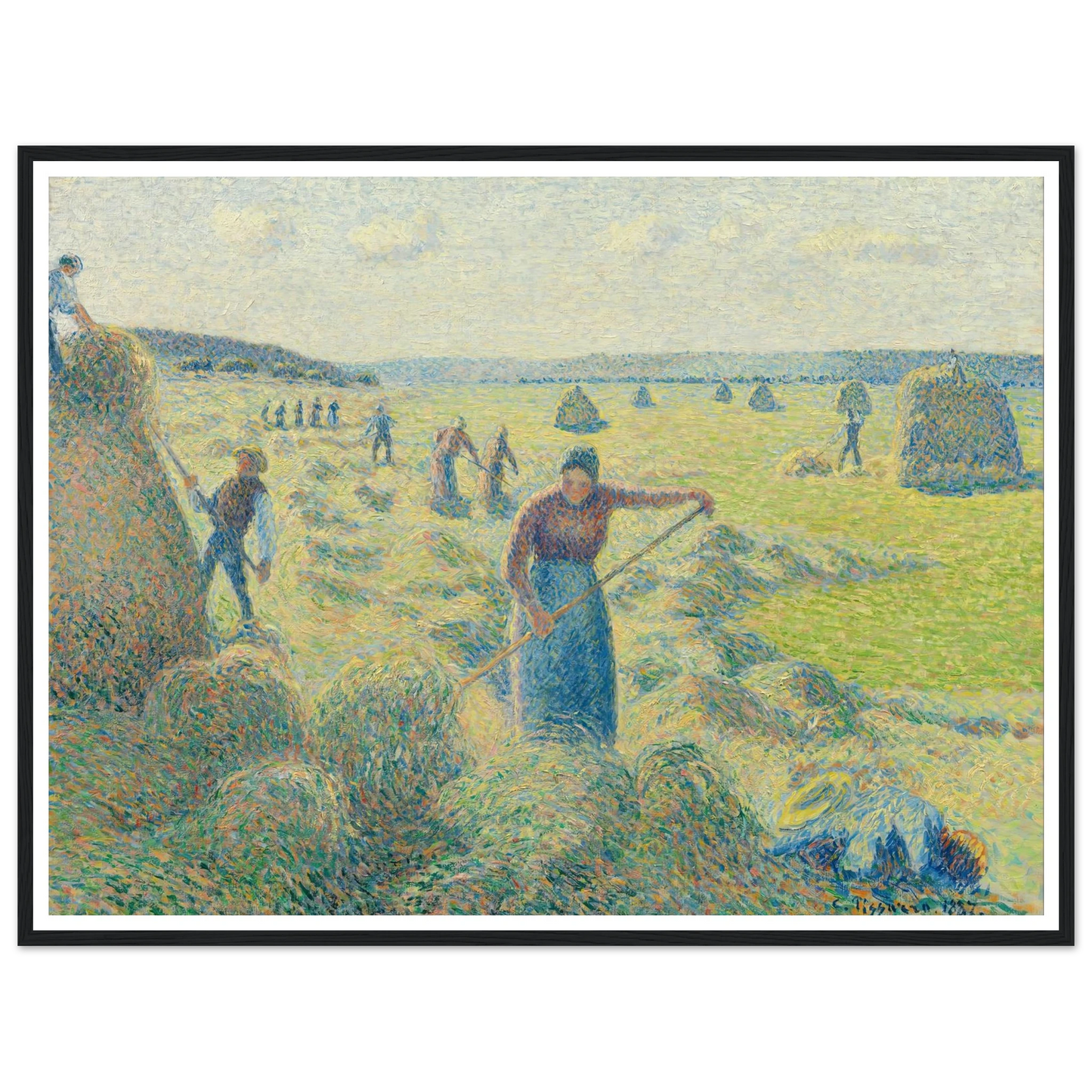La Récolte des Foins, Éragny Art Print | Camille Pissarro-Quipham Collections