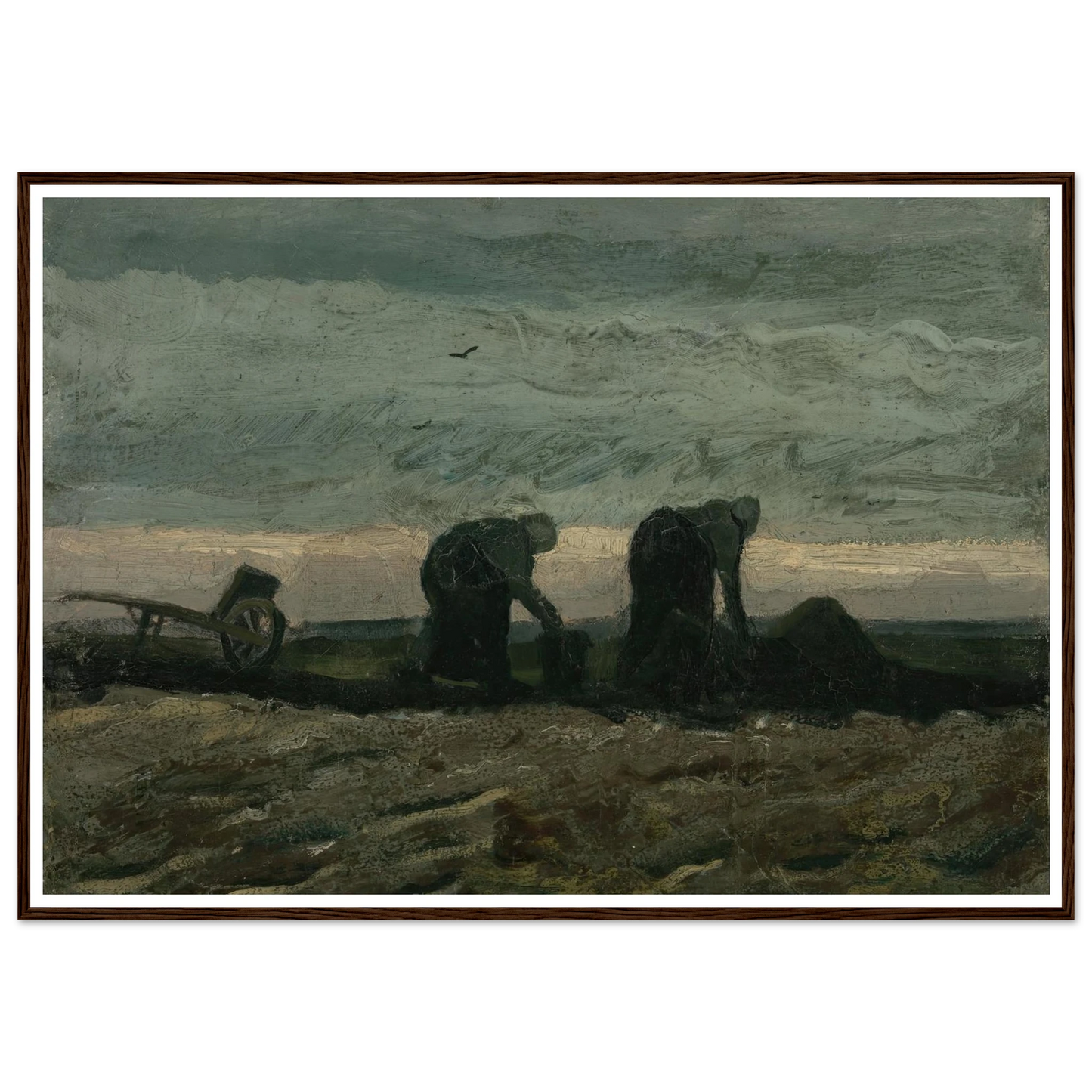 Two women on the heath (1883) Art Print | Vincent van Gogh-Quipham Collections