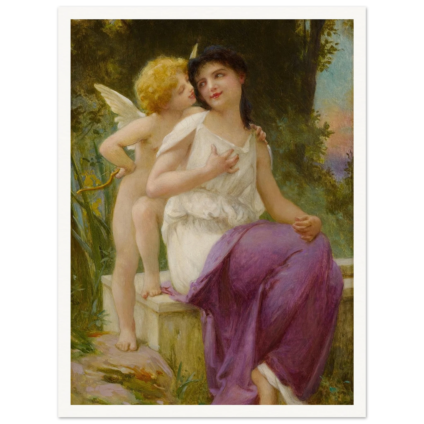Vénus et l’Amour Art Print | Guillaume Seignac-Quipham Collections