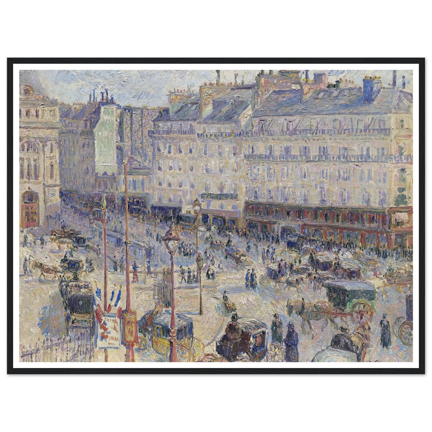 The Place du Havre, Paris (1893) Art Print | Camille Pissarro-Quipham Collections