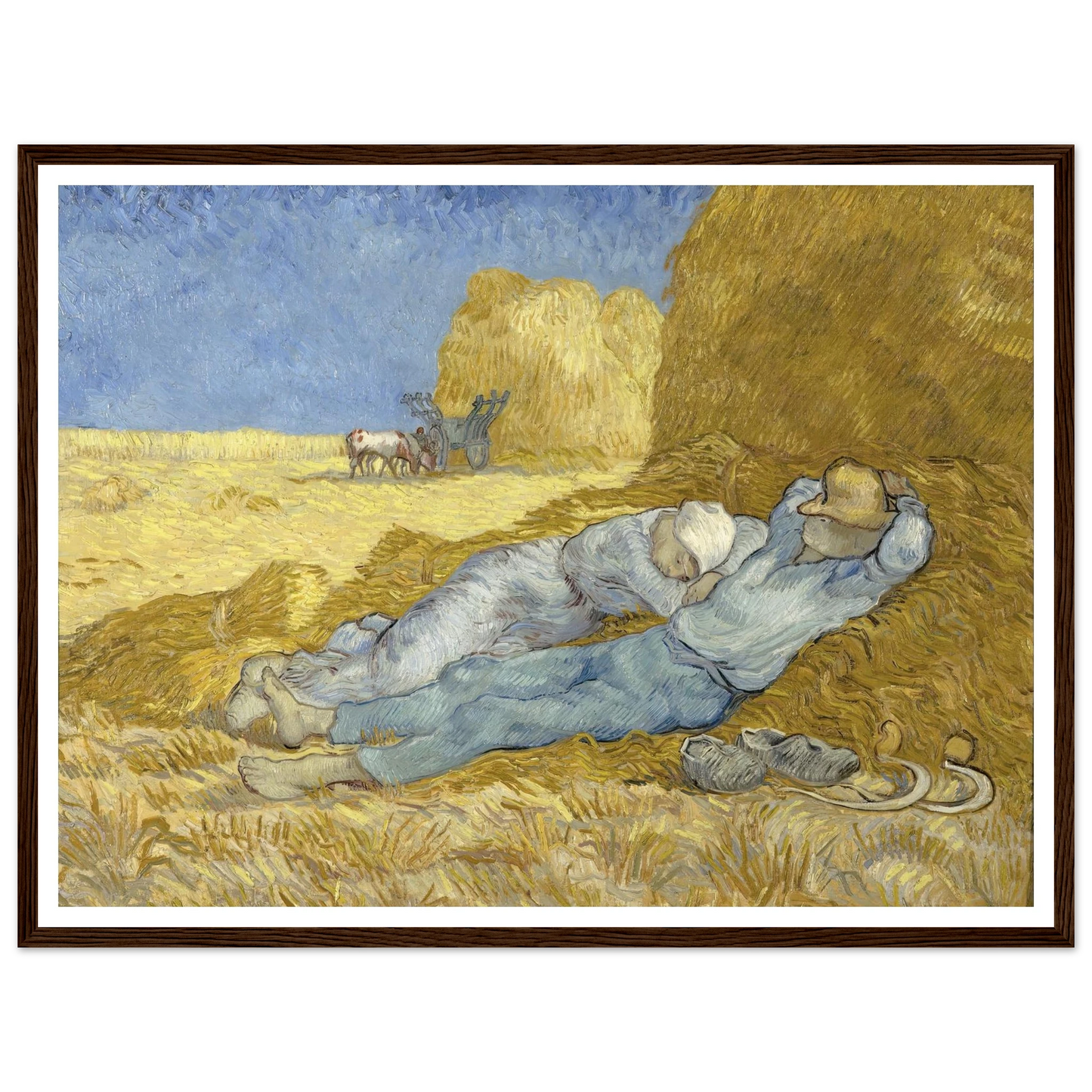 The Siesta (After Millet) Art Print | Vincent van Gogh-Quipham Collections