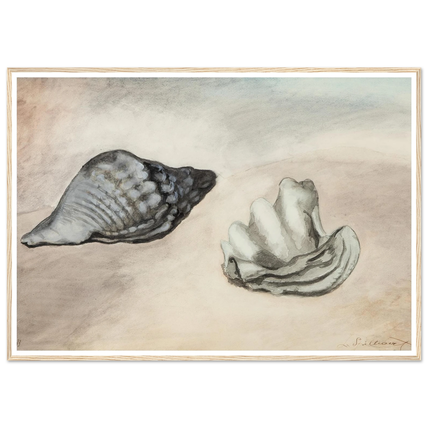 Coquillages (1933) Art Print | Leon Spilliaert-Quipham Collections