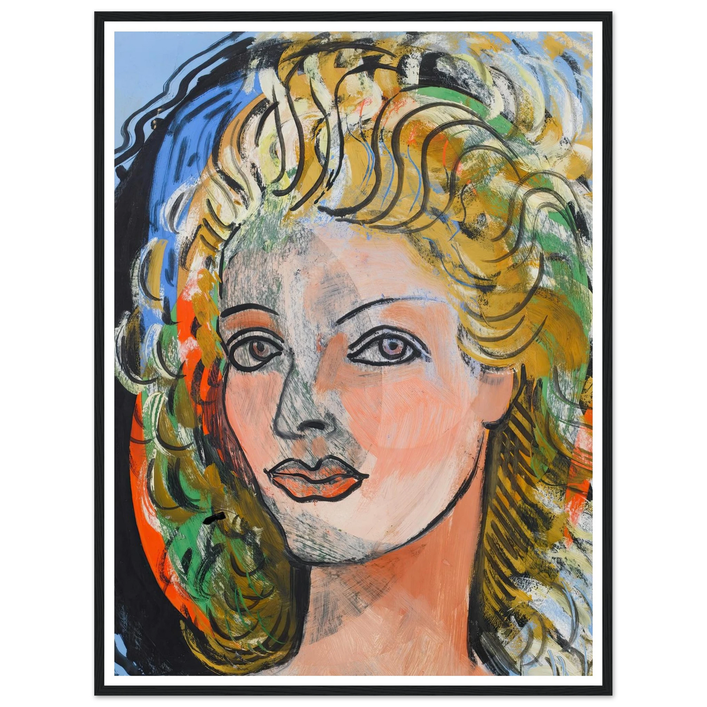 La blonde (circa 1940-1946) Art Print | Francis Picabia-Quipham Collections