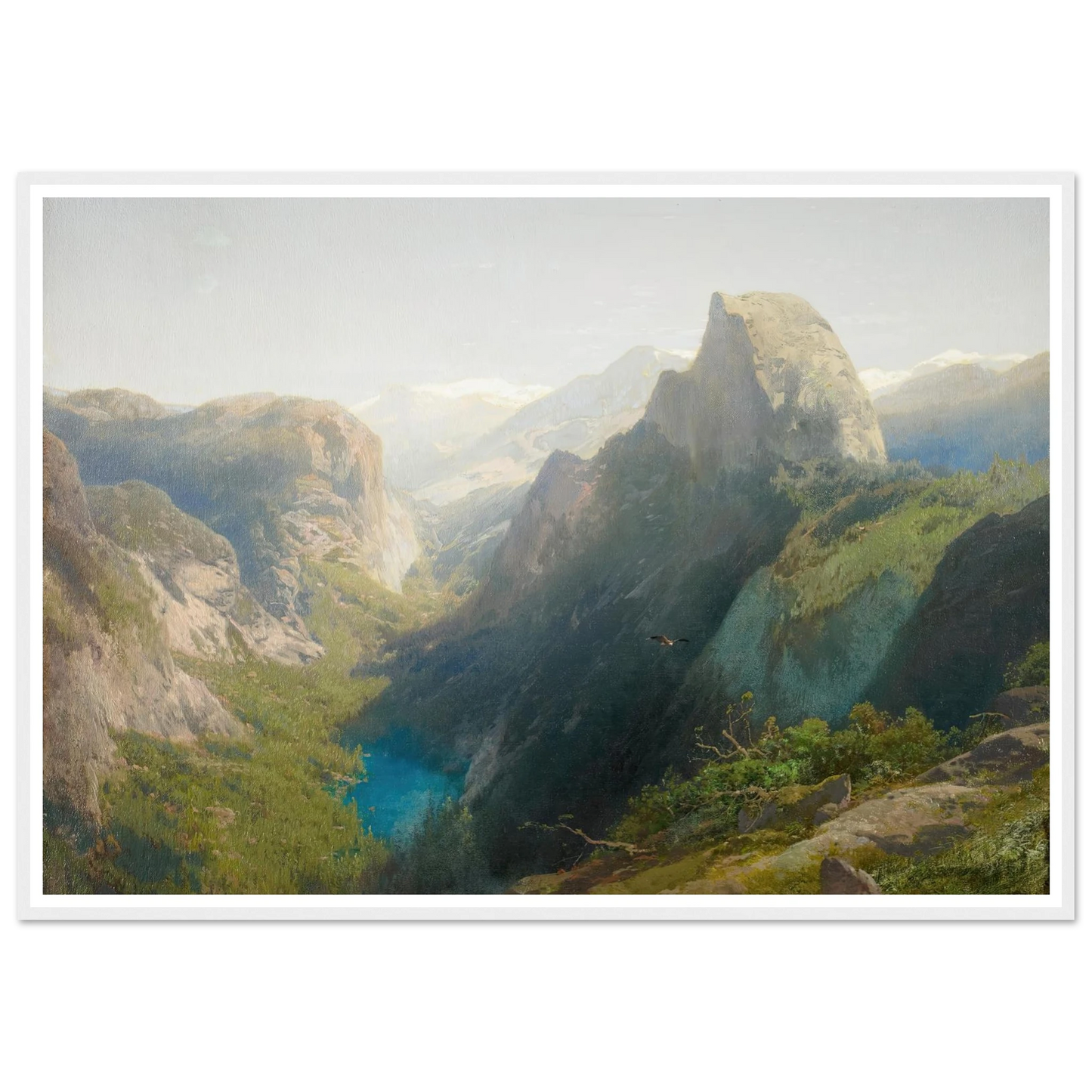 Mirror Lake, Yosemite (1874-1875) Art Print | Hermann Ottomar Herzog-Quipham Collections