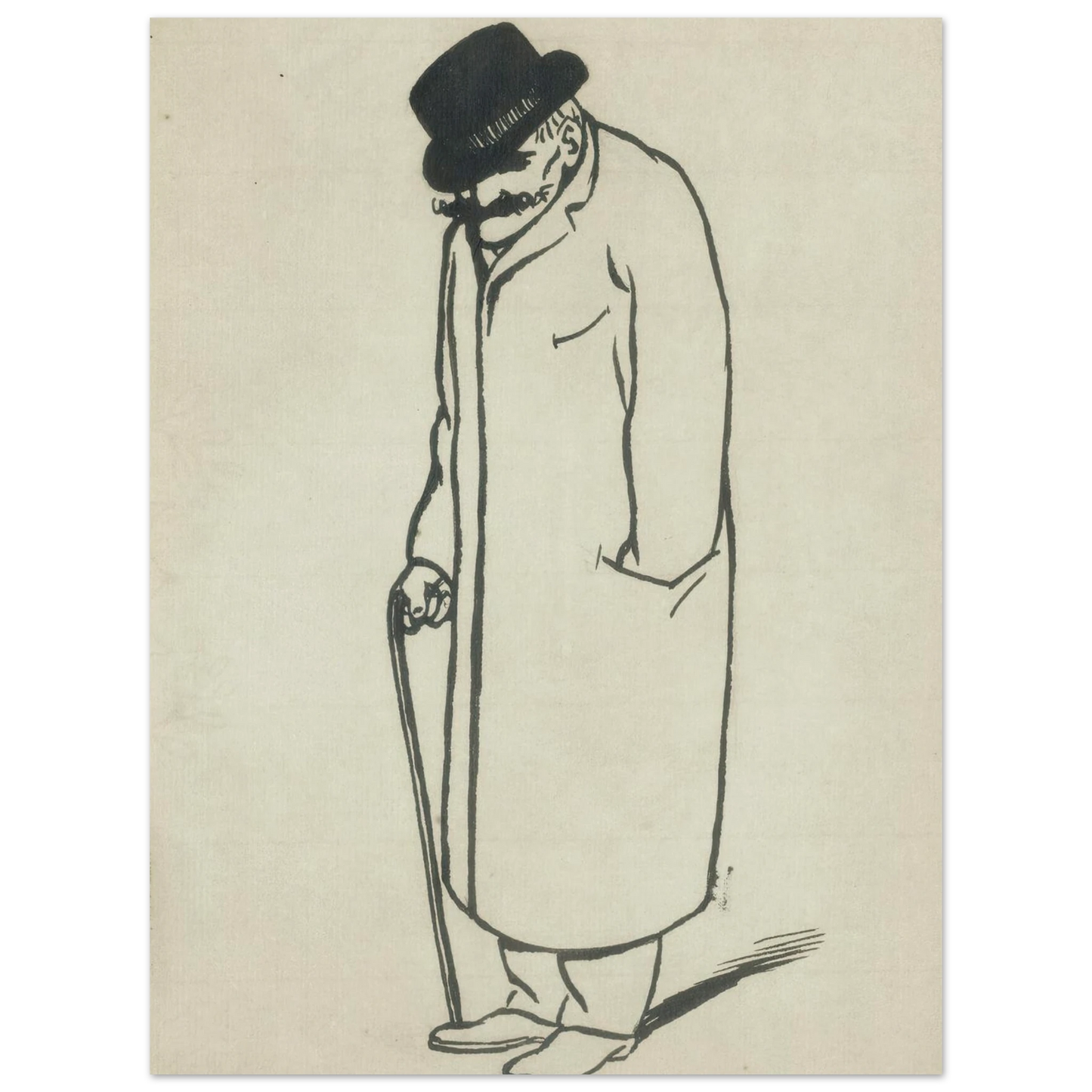 A dead man talking Art Print | Felix Vallotton-Quipham Collections