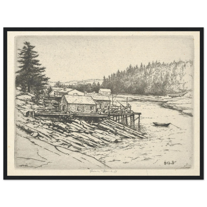 Carrying Place (1923) Art Print | Ernest Haskell-Quipham Collections