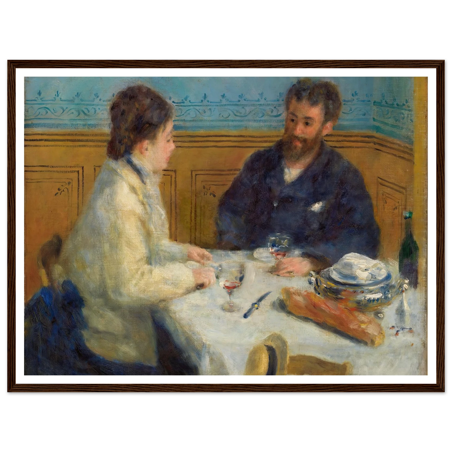 Luncheon (Le Déjeuner) (1875) Art Print | Pierre Auguste Renoir-Quipham Collections