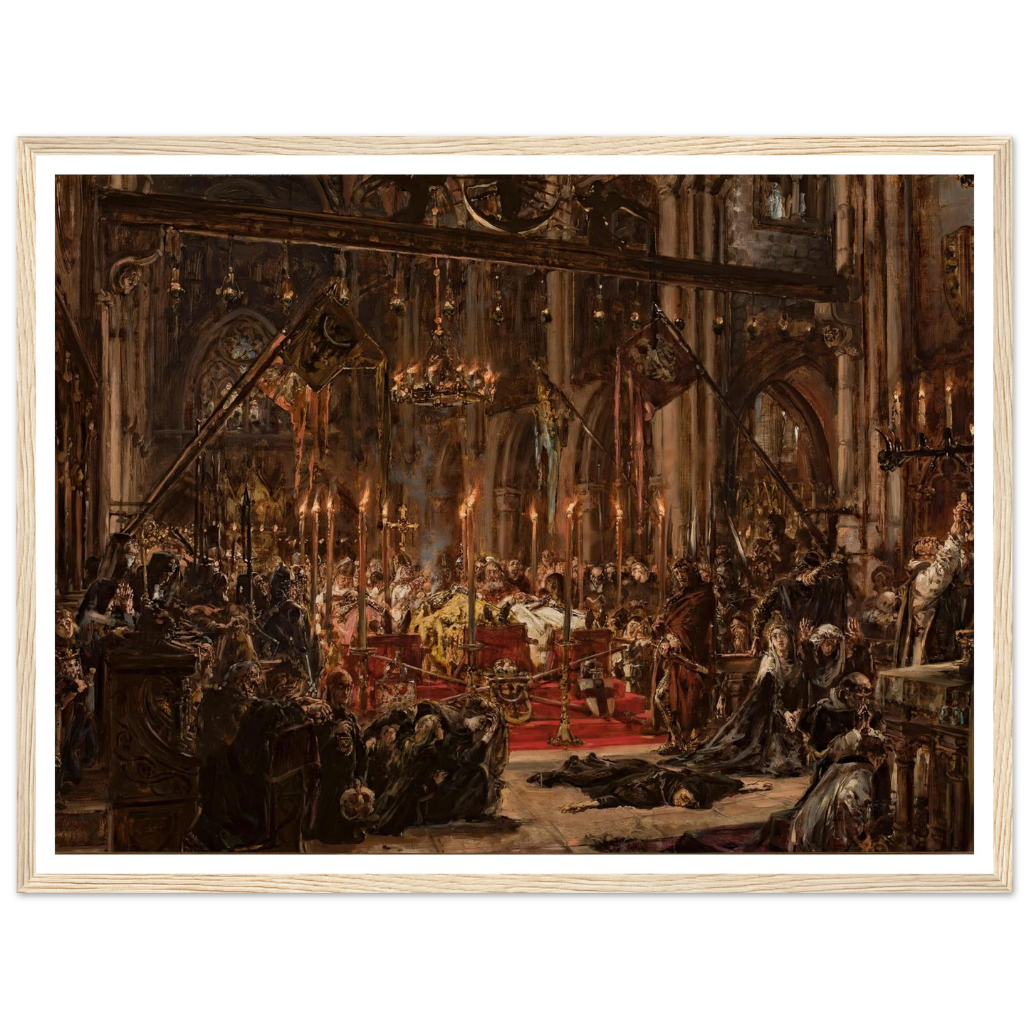 Defeat at Legnica, from the series “History of Civilization in Poland” (1888) Art Print | Jan Matejko-Quipham Collections