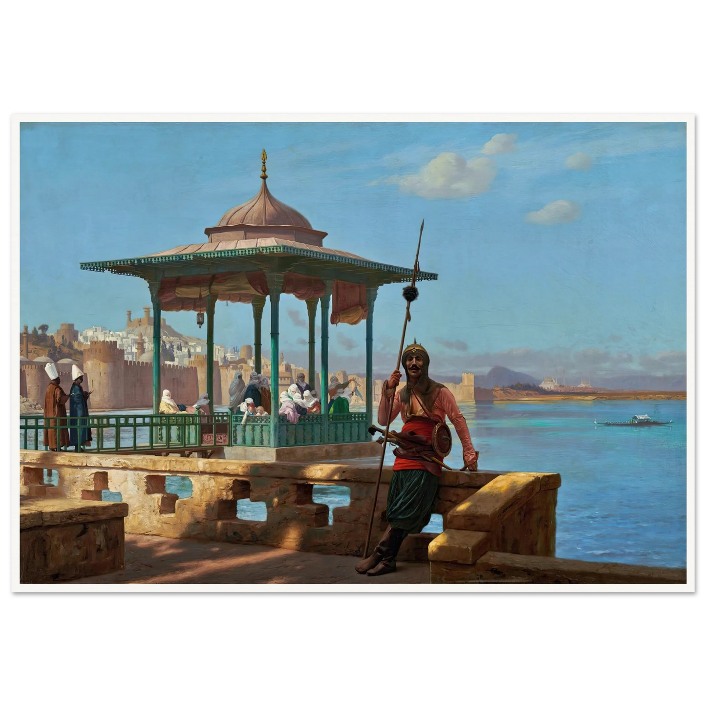 The Harem In The Kiosk Art Print | Jean Leon Gerome-Quipham Collections