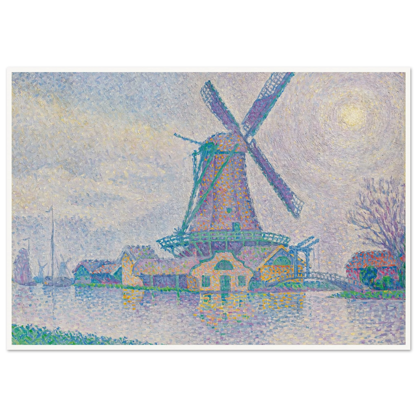 Moulin d’Edam (1896) Art Print | Paul Signac-Quipham Collections