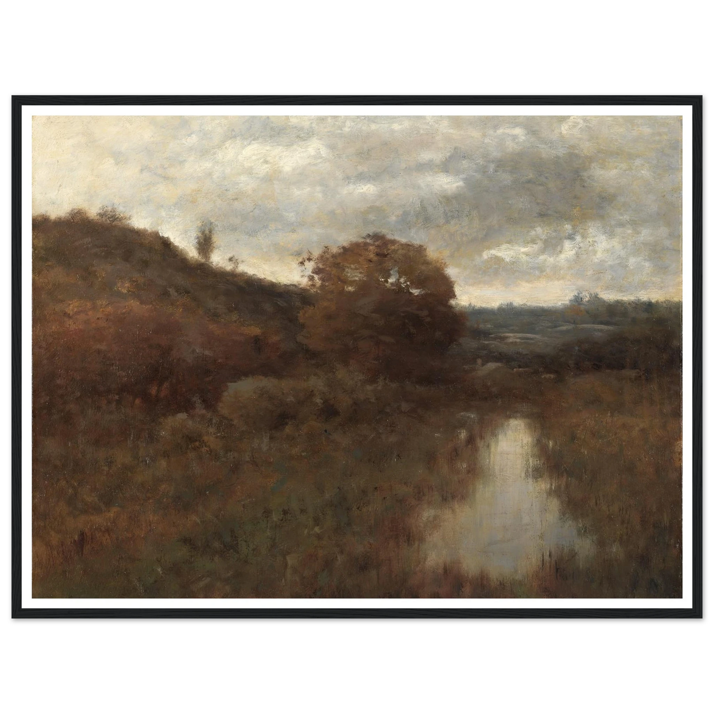 Autumn Landscape and Pool (1870s-1880s) Art Print | Alexander Helwig Wyant-Quipham Collections
