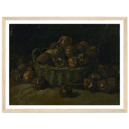 Basket of apples (1885) Art Print | Vincent van Gogh-Quipham Collections