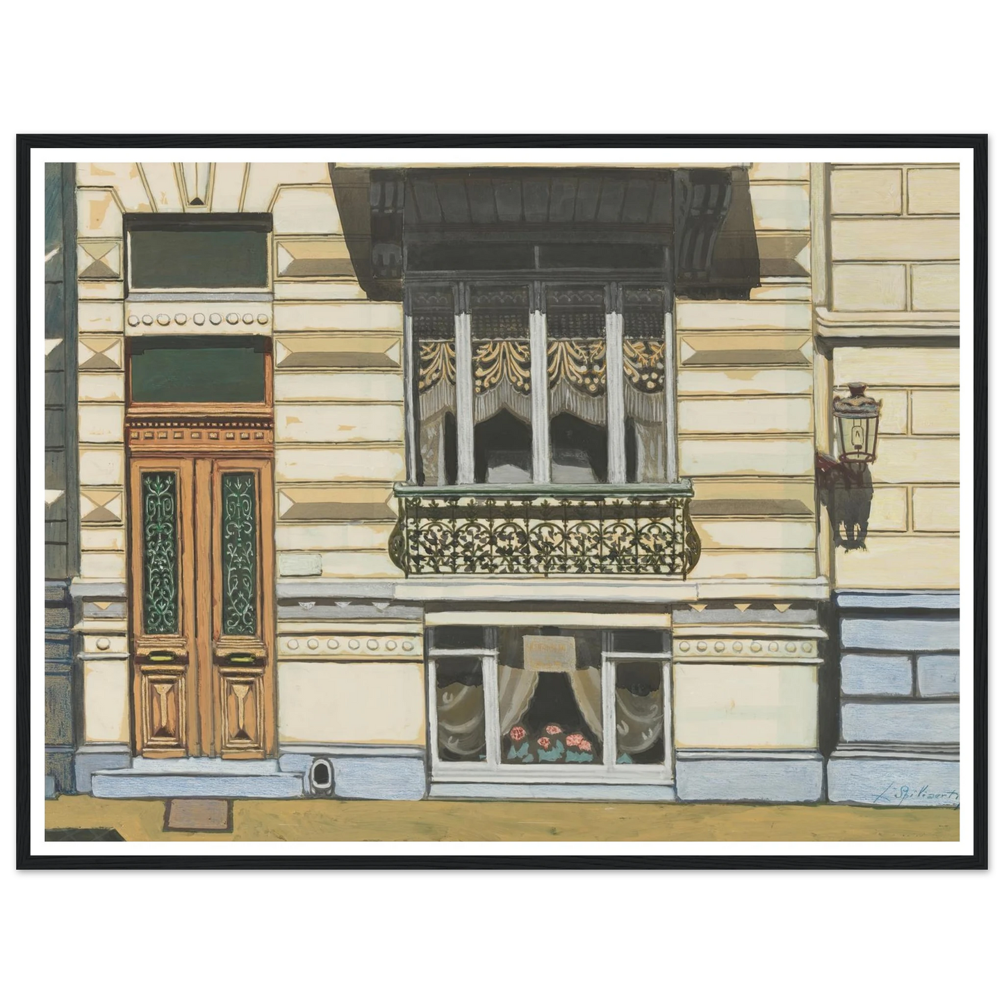 Huis in de Peter Benoitstraat, Oostende (1929) Art Print | Leon Spilliaert-Quipham Collections