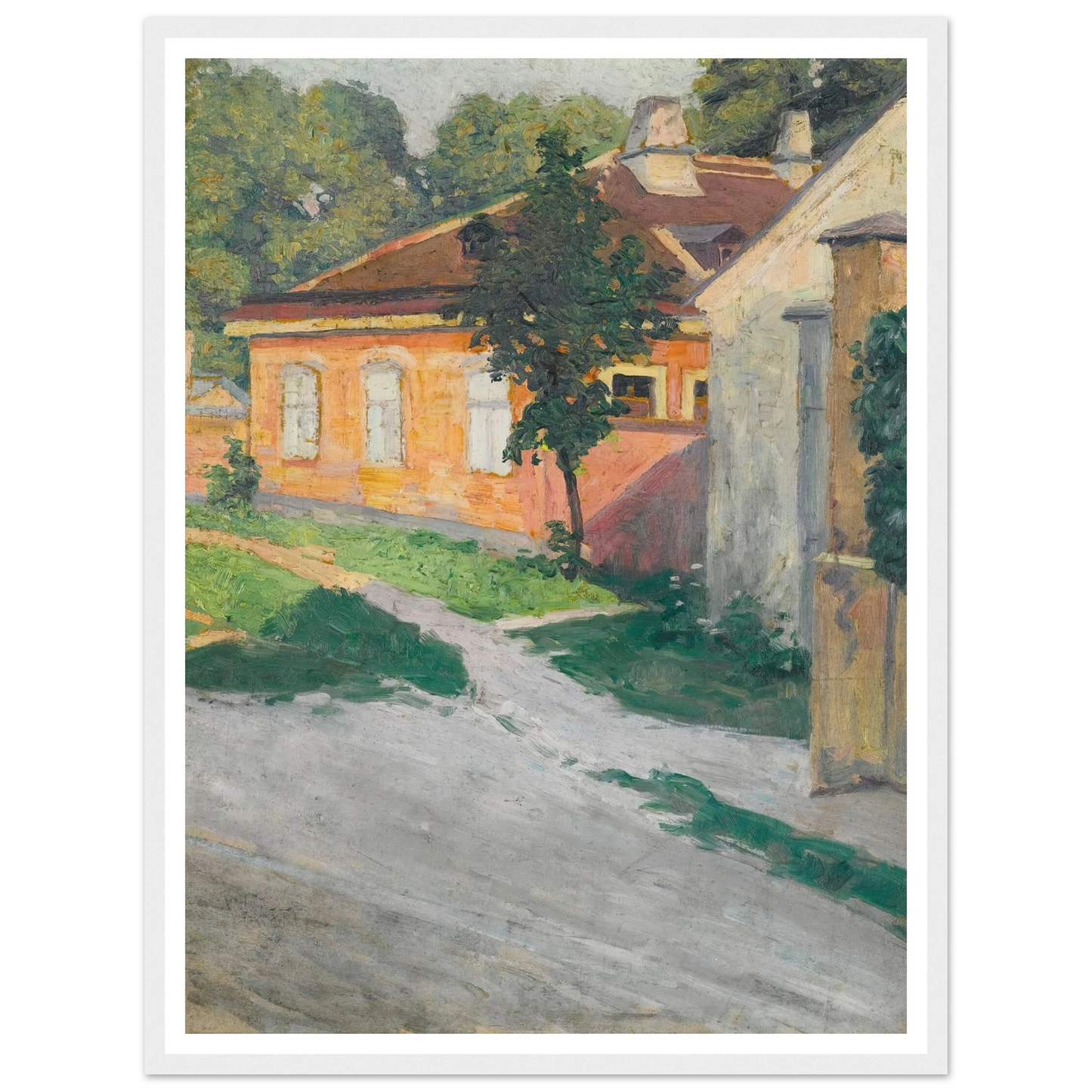 Haus In Hütteldorf (House In Hütteldorf) (1907) Art Print | Egon Schiele-Quipham Collections