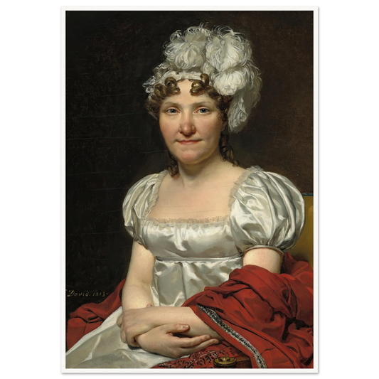 Madame David (1813) Art Print | Jacques Louis David-Quipham Collections