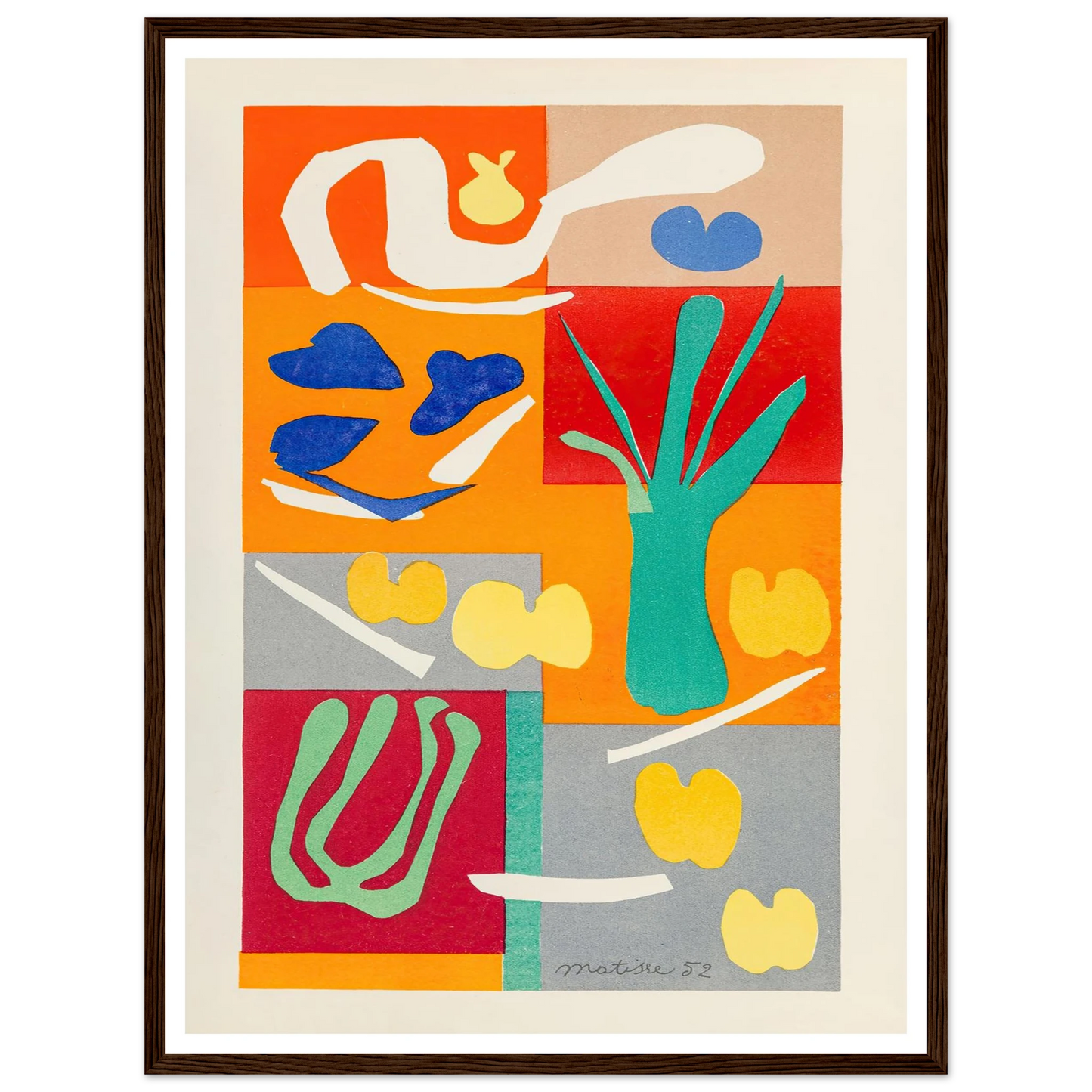 Végétaux (1952) Art Print | Henri Matisse-Quipham Collections