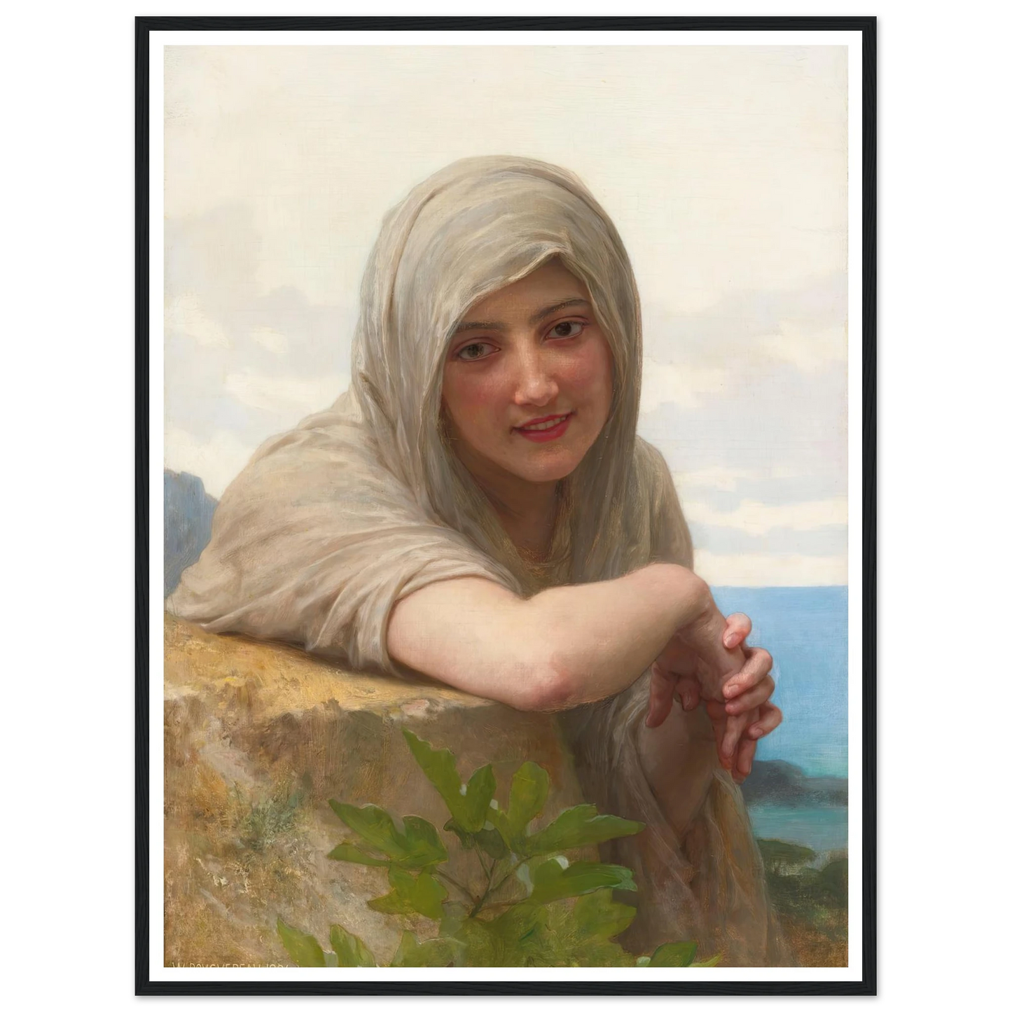 Souvenir (1894) Art Print | William Bouguereau-Quipham Collections