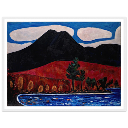 Mt. Katahdin (Maine), Autumn (1939–40) Art Print | Marsden Hartley-Quipham Collections