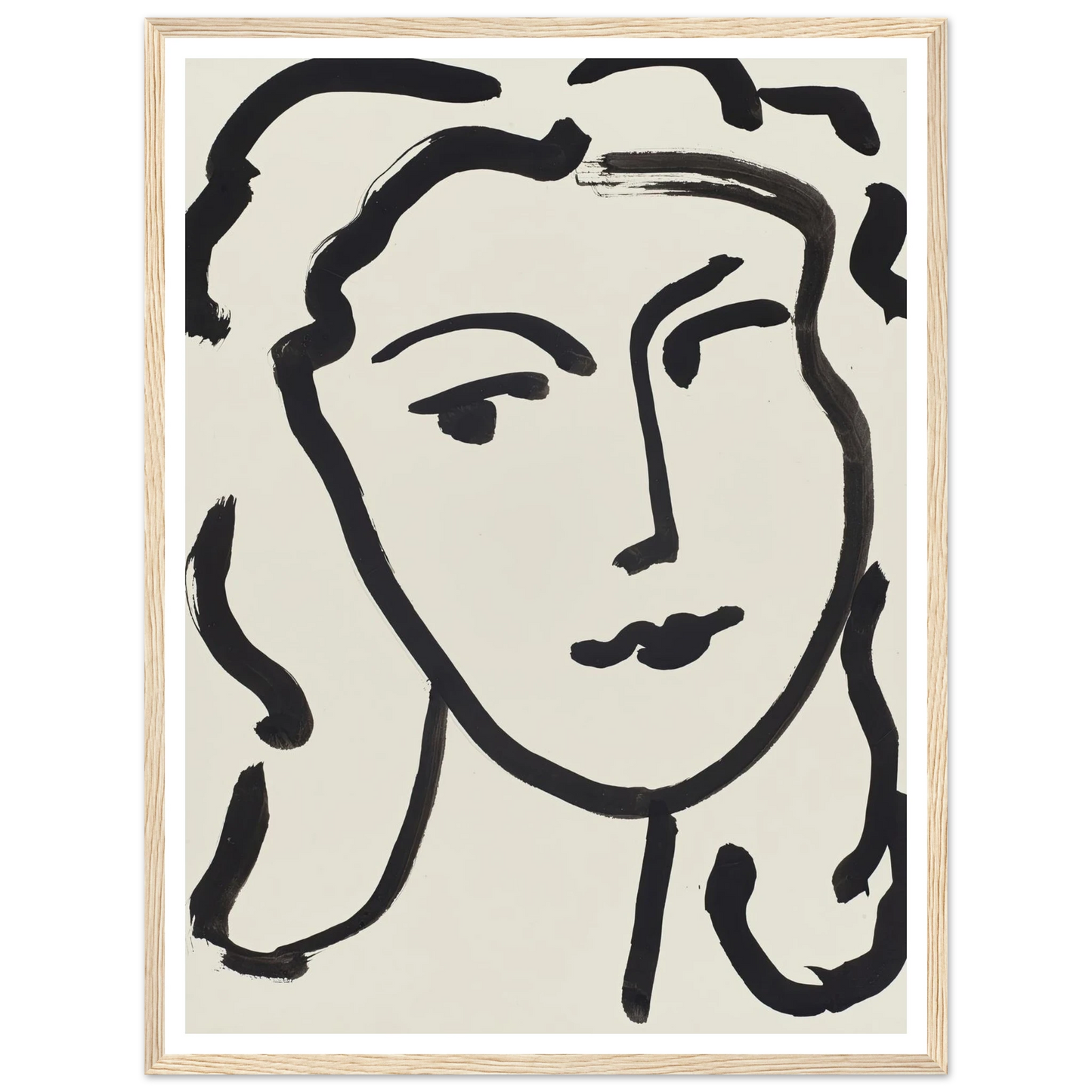 Visage de femme (1948) Art Print | Henri Matisse-Quipham Collections