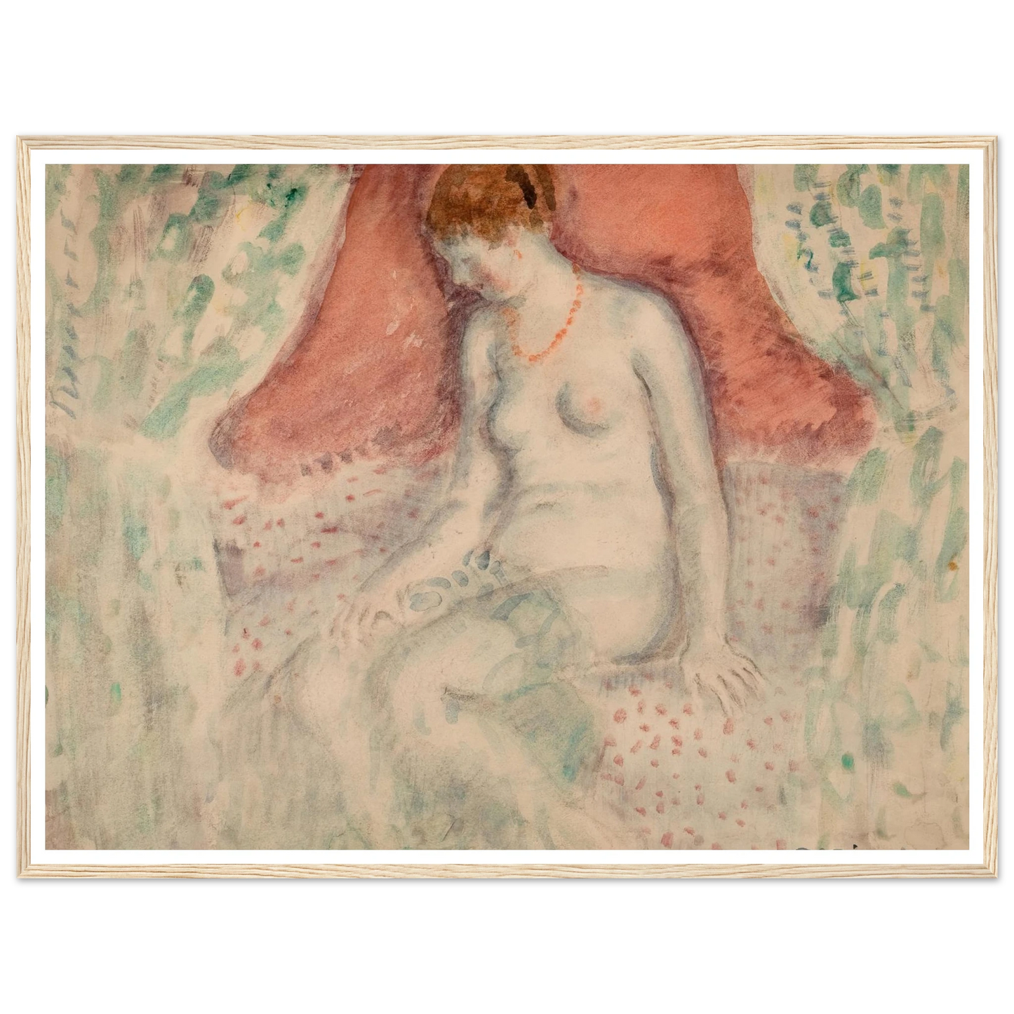 Nude (1920) Art Print | Frederick Carl Frieseke-Quipham Collections