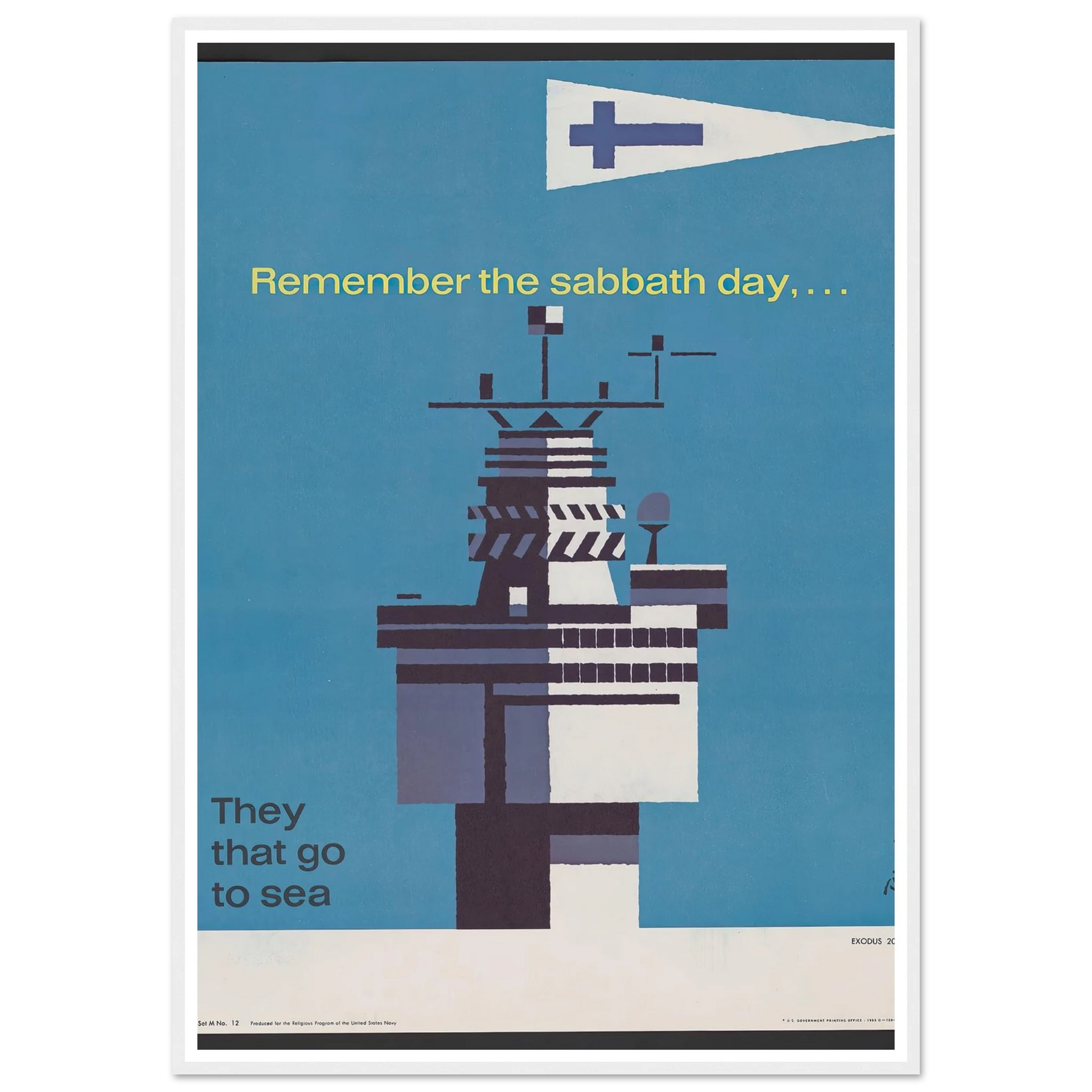 Remember the sabbath day (1963) Art Print | Joseph Binder-Quipham Collections