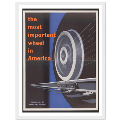 The most important wheels in America. (1952) Art Print | Joseph Binder-Quipham Collections