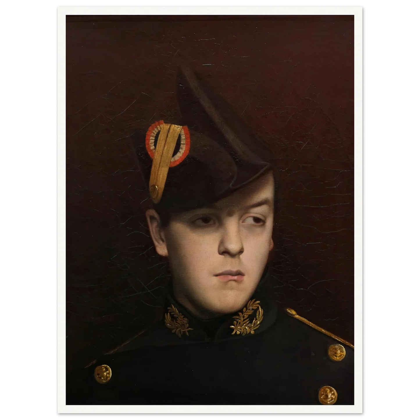 Portrait of Armand Gérome Art Print | Jean Leon Gerome-Quipham Collections