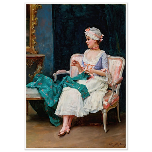 Aline Art Print | Raimundo de Madrazo y Garreta-Quipham Collections