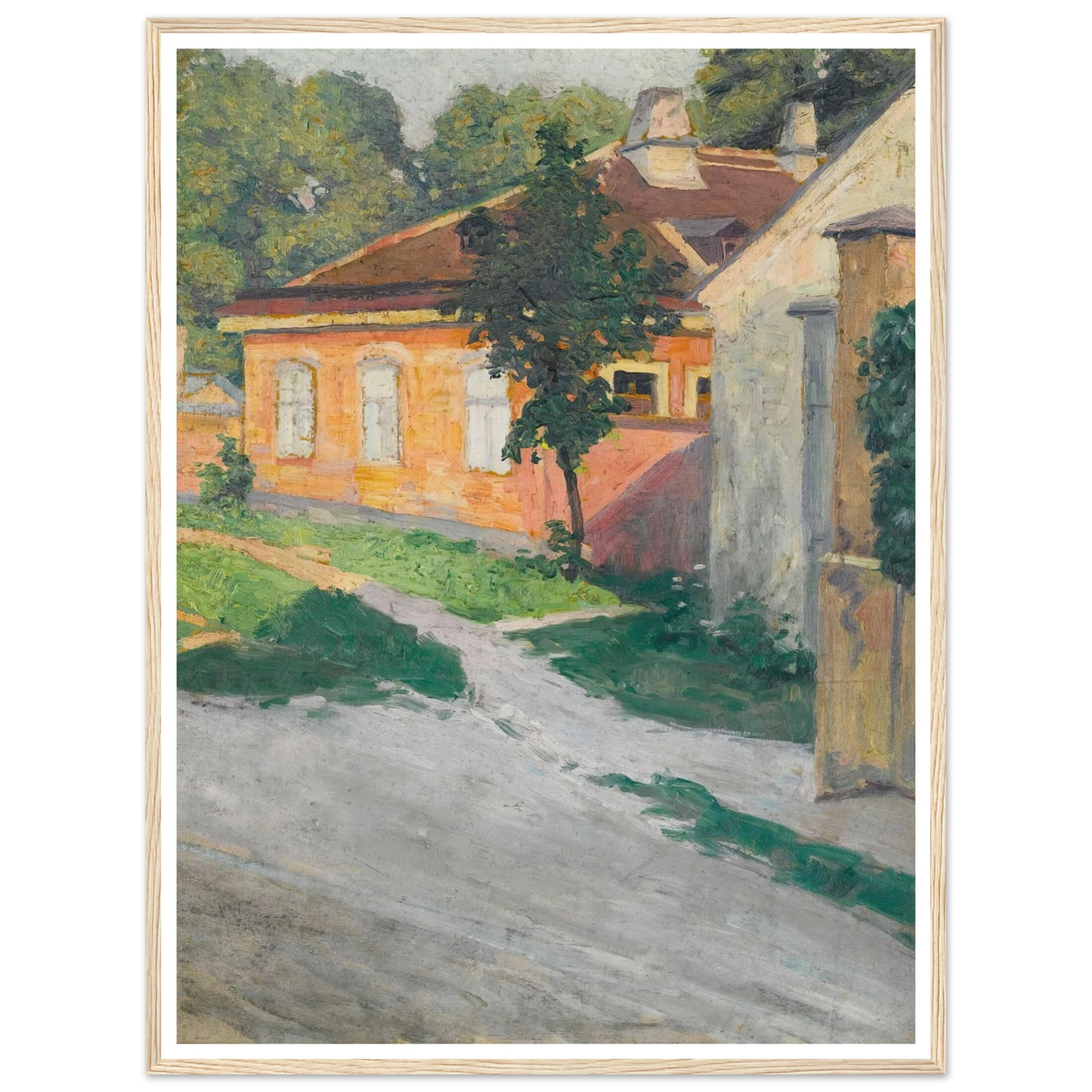 Haus In Hütteldorf (House In Hütteldorf) (1907) Art Print | Egon Schiele-Quipham Collections