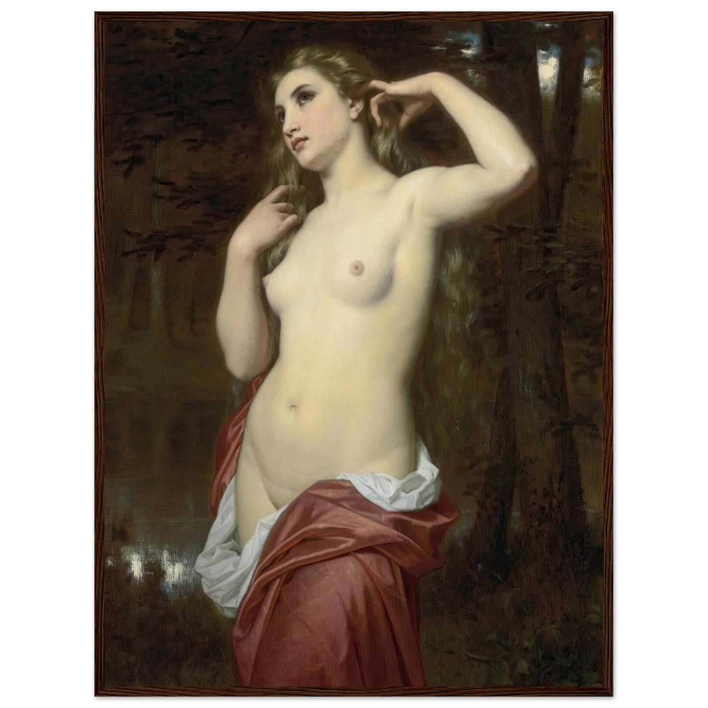 The Bather (1870) Art Print | Hugues Merle-Quipham Collections