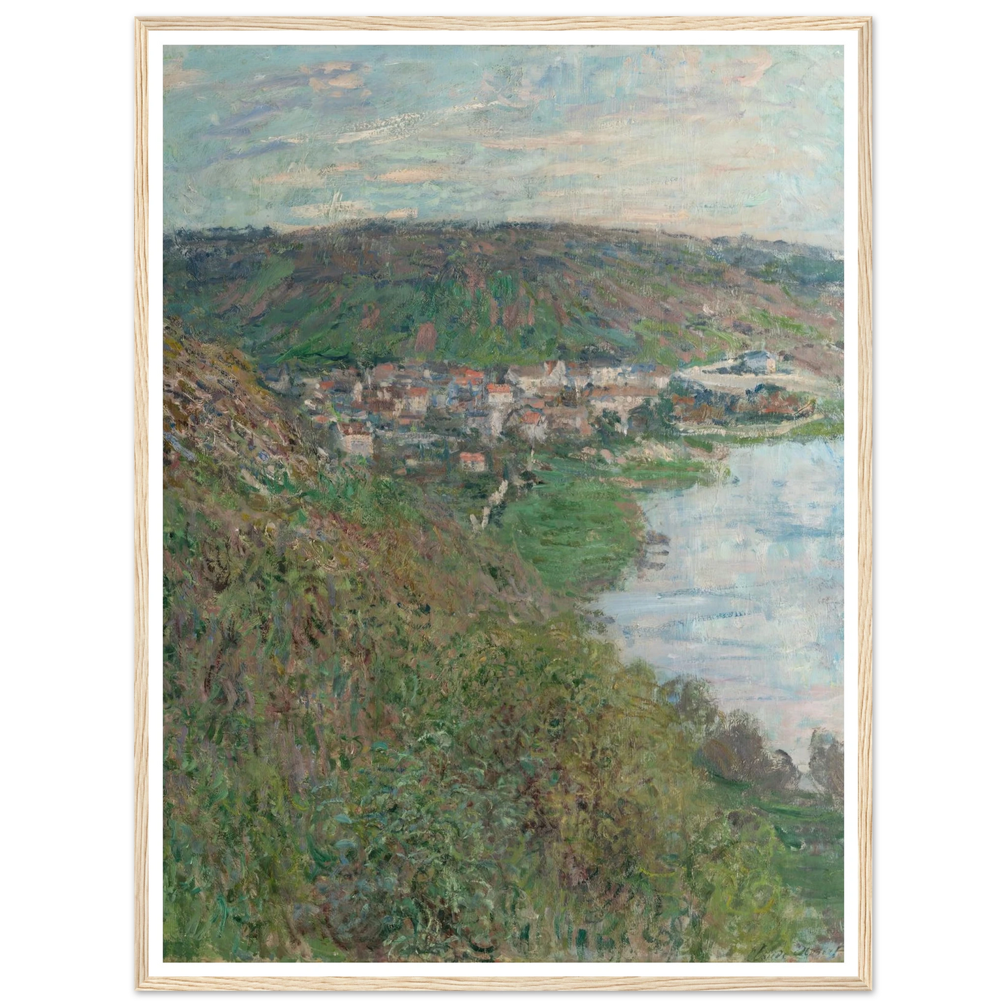 View of Vétheuil (1880) Art Print | Claude Monet-Quipham Collections