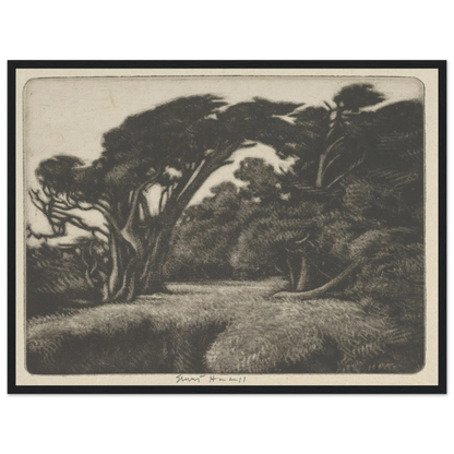 Cypress Bower (1920) Art Print | Ernest Haskell-Quipham Collections