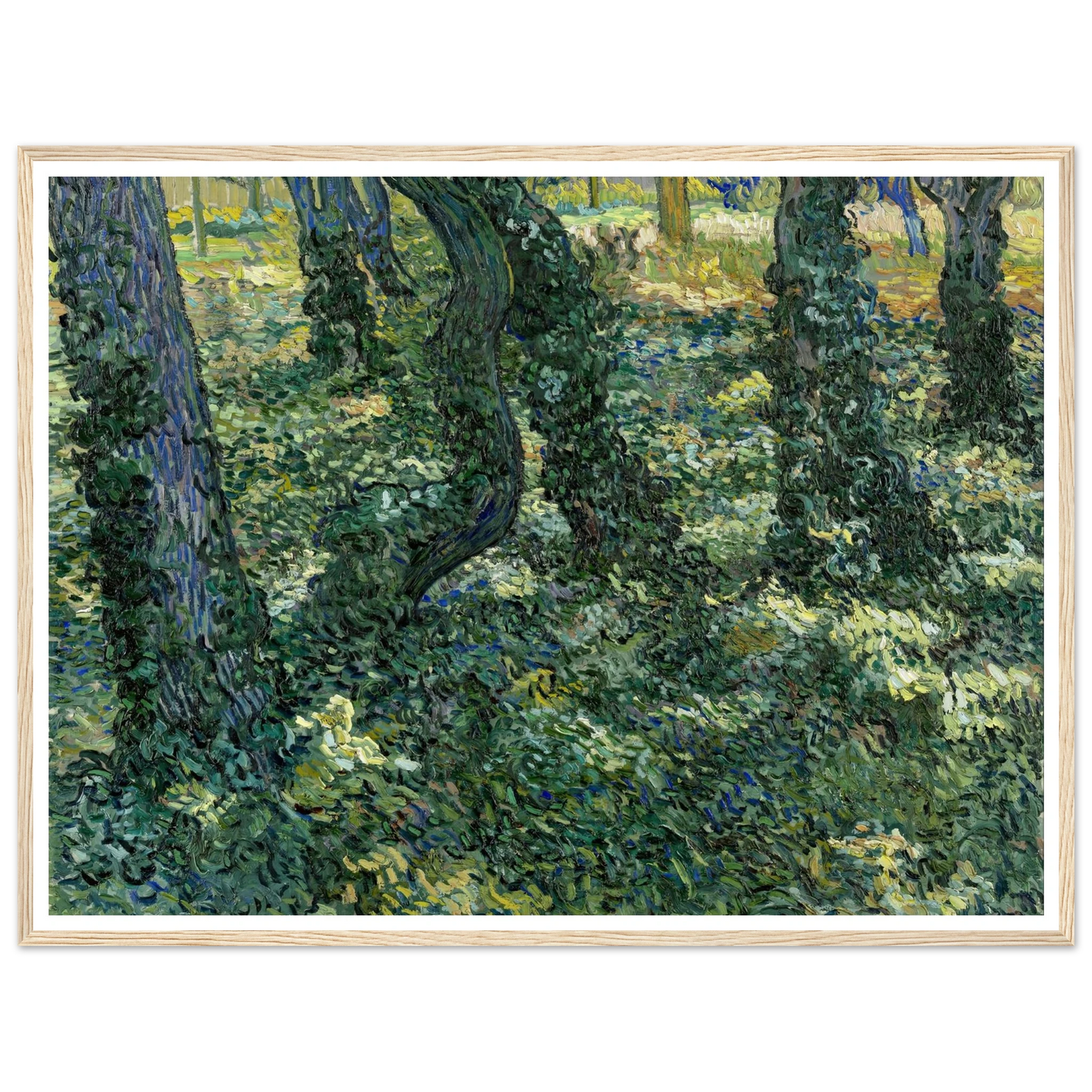 Undergrowth Art Print | Vincent van Gogh-Quipham Collections