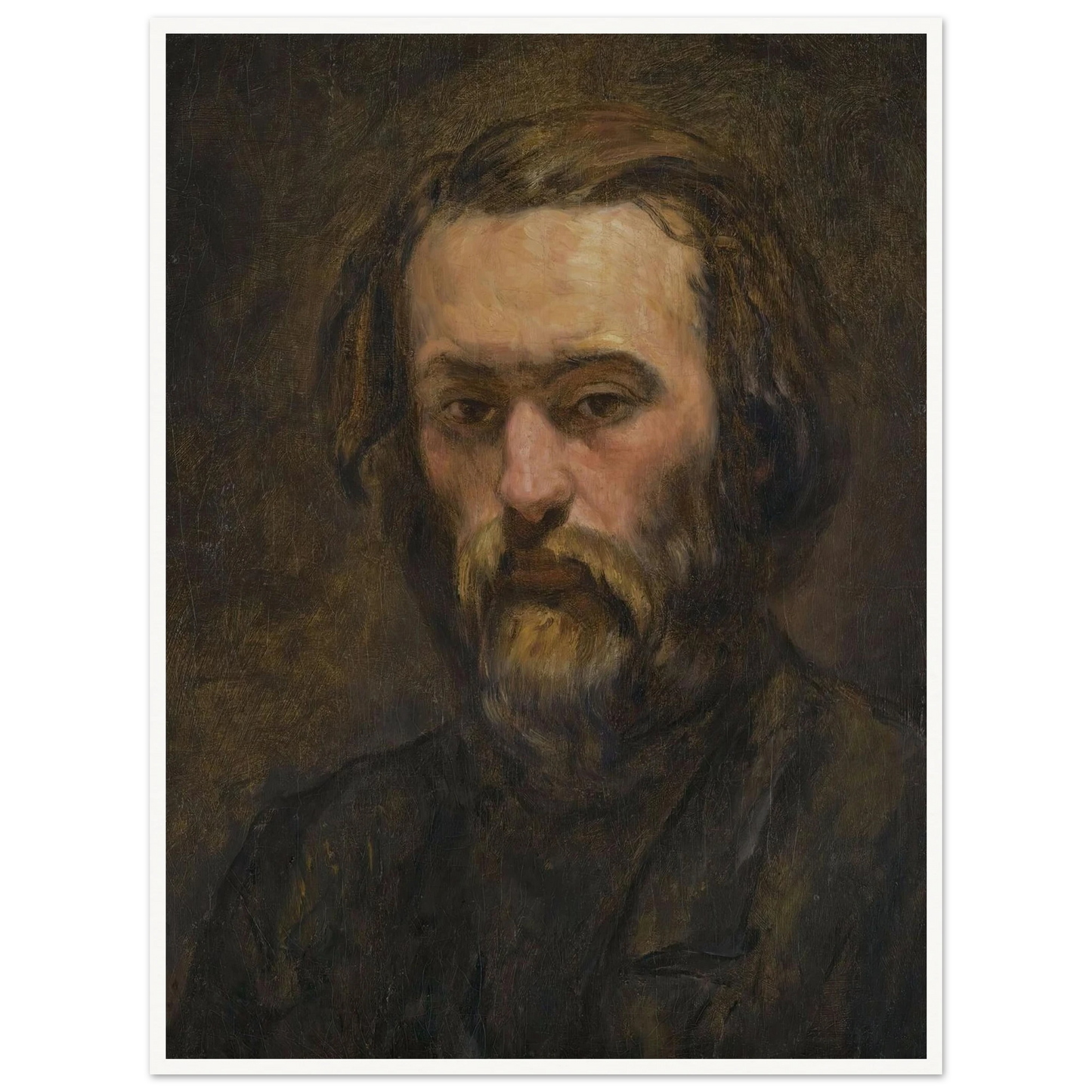 Portrait D’homme (circa 1862-64) Art Print | Paul Cezanne-Quipham Collections