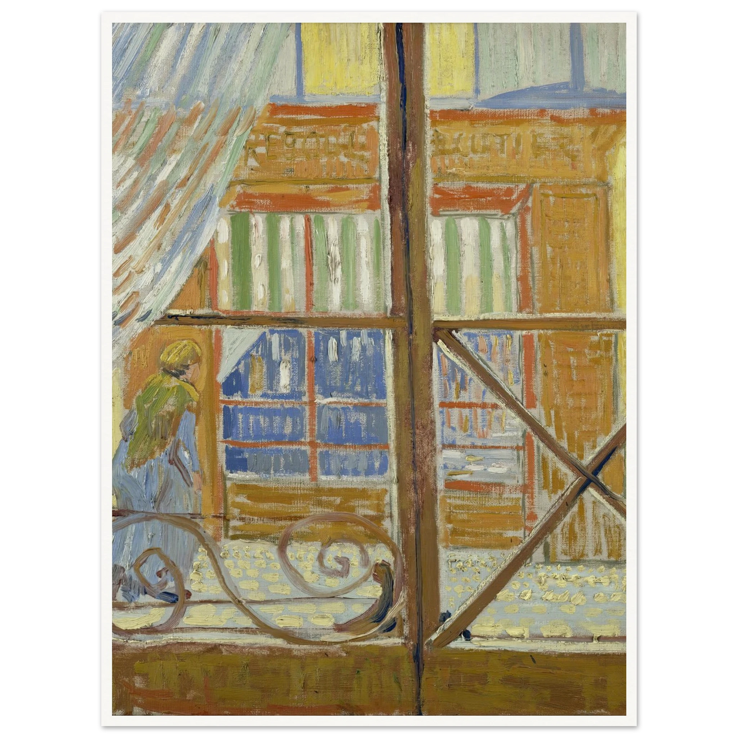 View of a butcher’s shop Art Print | Vincent van Gogh-Quipham Collections