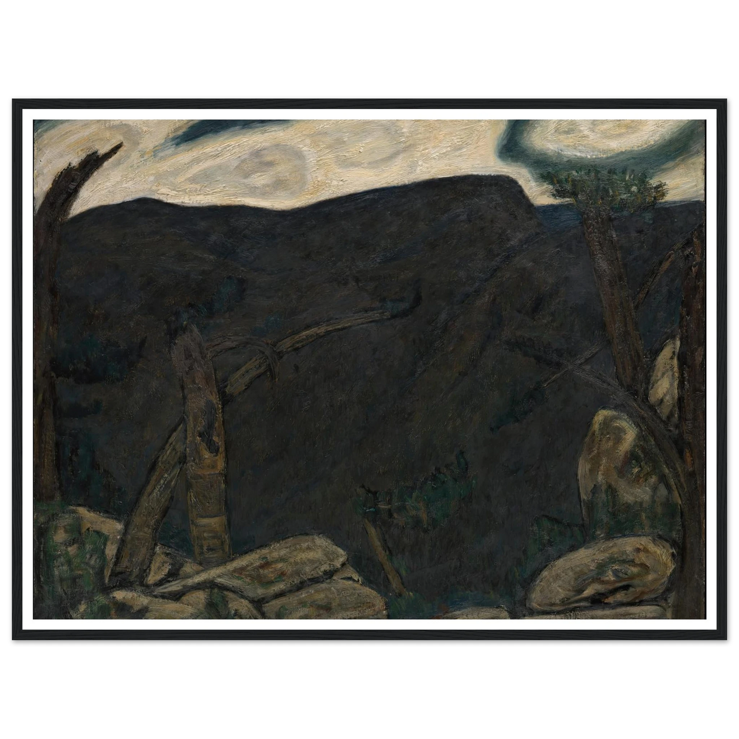 The Dark Mountain, No. 2 (1909) Art Print | Marsden Hartley-Quipham Collections