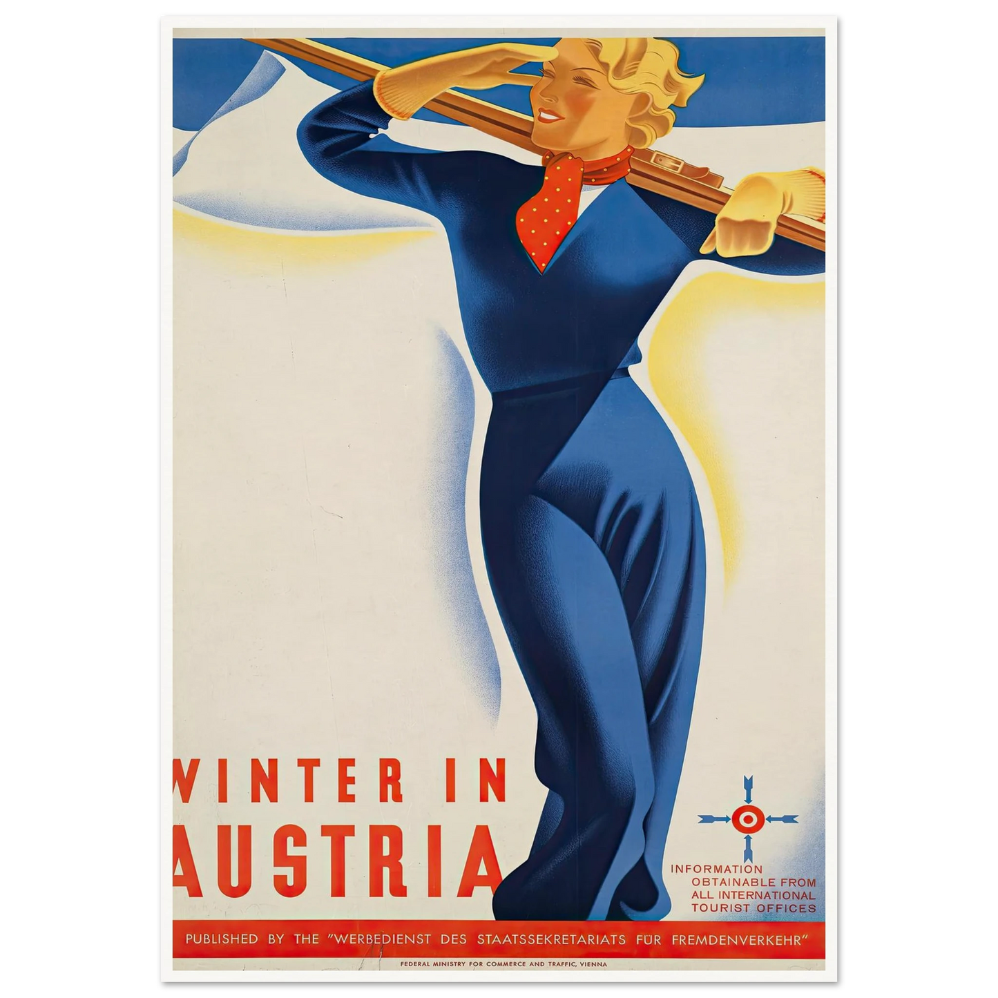Winter in Austria Art Print | Joseph Binder-Quipham Collections