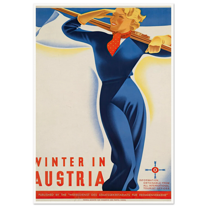 Winter in Austria Art Print | Joseph Binder-Quipham Collections