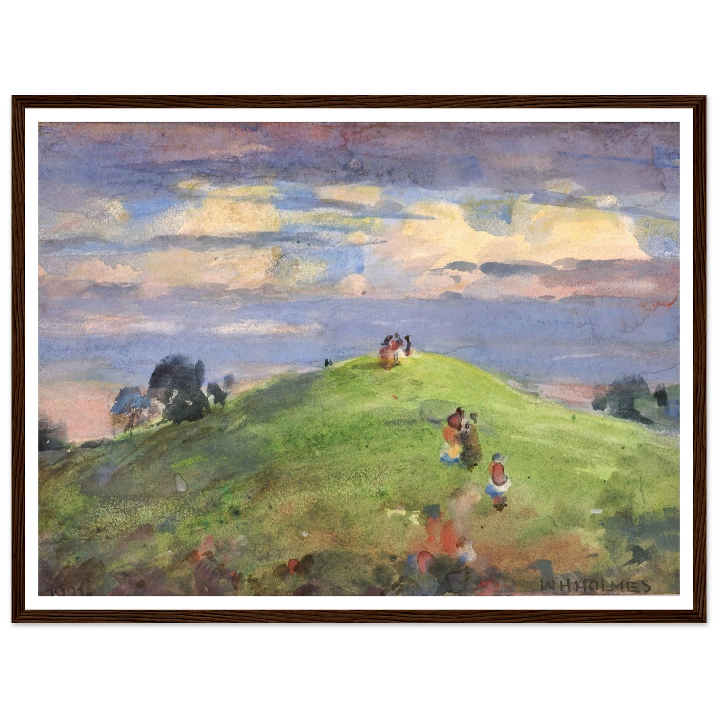 On The Sunset Hill, 1926 (1926) Art Print | William Henry Holmes-Quipham Collections