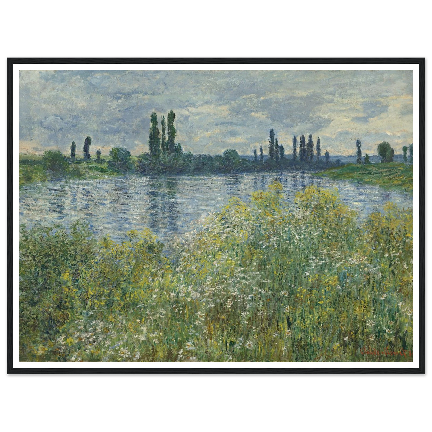 Banks of the Seine,Vétheuil (1880) Art Print | Claude Monet-Quipham Collections